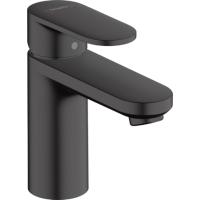 Смеситель для раковины 100, со сливным гарнитуром Hansgrohe Vernis Blend 71551670, матовый черный