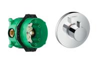 Hansgrohe 15741000S Set HG ShowerSelect S High flow термостатический смеситель для душа (15741000+01800180)