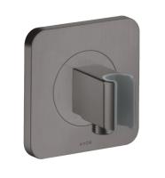 Axor Citterio E 36724340 Шланговое подключение с держателем душа (шлифованный черный хром)