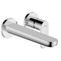 Смеситель для раковины hansgrohe Rebris S, скрытого монтажа, настенный, с изливом 19.5 см 72528000, хром