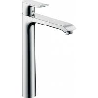 Смеситель hansgrohe Metris для раковины в форме таза со сливным гарнитуром 31082000, хром