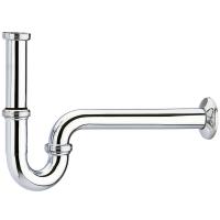 Сифон для раковины hansgrohe трубчатый 53010000, хром