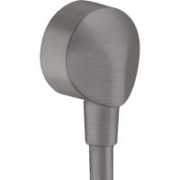 Шланговое подсоединение без клапана обратного тока E Hansgrohe FixFit 27454340, черный хром