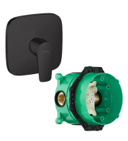 Комплект смеситель для душа и скрытая часть Hansgrohe 71765670S Talis E черный