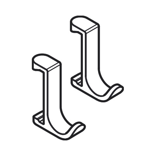 Hansgrohe WallStoris Крючок узкий белый матовый 27929700