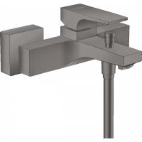 Смеситель hansgrohe Metropol для ванны, однорычажный, внешнего монтажа, с рычажной рукояткой 32540340, шлифованный черный хром