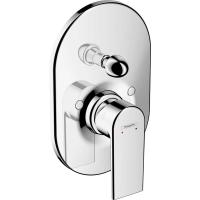 Смеситель для ванны однорычажный Hansgrohe Vernis Shape 71458000, хром