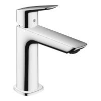Hansgrohe Logis Смеситель для раковины, однорычажный, 110 Fine, со сливным гарнитуром хром 71251000