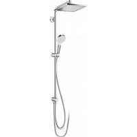 Душевая система hansgrohe Crometta E 240 1jet Showerpipe Reno EcoSmart 27289000, хром