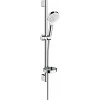 Душевой набор hansgrohe Crometta Vario и мыльницей Casetta 65 26553400, белый/хром