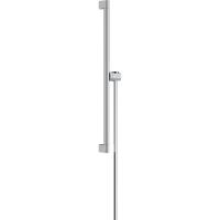 Душевая штанга hansgrohe Unica S Puro 650 мм со слайдером и шлангом Isiflex 1600 мм 24402000, хром
