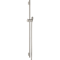 Душевая штанга hansgrohe Unica S Puro 90 см со шлангом 28631820, шлифованный никель