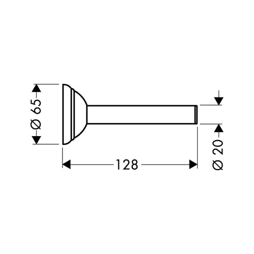 Держатель туалетной бумаги Axor Carlton 41428090