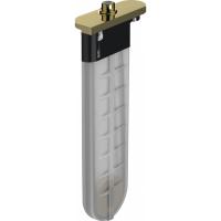 Внешняя часть с прямоугольной розеткой Hansgrohe sBox 28010990, полированное золото