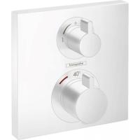 Термостат Hansgrohe Ecostat Square, скрытого монтажа, для 2 потребителей 15714700, матовый белый