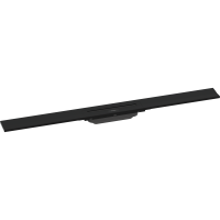 Внешняя часть трапа для душа hansgrohe RainDrain Flex, 90 см, укорачиваемая 56052670, матовый черный