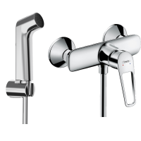 Готовый набор для гигиенический душа hansgrohe со смесителем Novus Loop, гигиеническим душем и шлангом 125 см, HG-PR272, хром