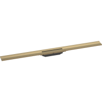 Внешняя часть трапа для душа hansgrohe RainDrain Flex, 100 см, укорачиваемая 56053140, шлифованная бронза
