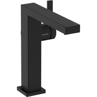 Смеситель для раковины hansgrohe Tecturis E 150 Fine CoolStart, EcoSmart+, 73041670, матовый черный