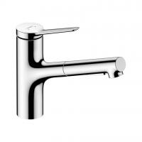 Hansgrohe Zesis M33 Кухонный смеситель 150 2jet с вытяжным душем хром 74800000