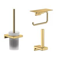Готовый набор аксессуаров hansgrohe AddStoris HG-PR202, полированное золото