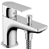 Смеситель для ванны и душа hansgrohe Rebris E Monotrou, 2 режима расхода воды 72437000, хром