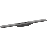 Внешняя часть трапа для душа hansgrohe RainDrain Flex, 70 см, укорачиваемая 56043340, шлифованный черный хром