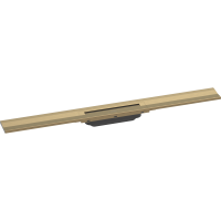 Внешняя часть трапа для душа hansgrohe RainDrain Flex, 80 см, укорачиваемая 56051140, шлифованная бронза