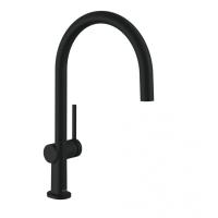 Кухонный смеситель однорычажный, 220, 1jet Hansgrohe 72804670, матовый черный