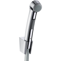 Гигиенический душ hansgrohe 1jet с держателем и шлангом 160 см 32128140, шлифованная бронза