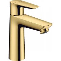 Смеситель hansgrohe Talis E для раковины со средним изливом и сливным гарнитуром 71710990, полир. золото
