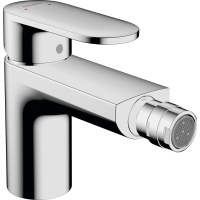 Смеситель для биде hansgrohe Vernis Blend с металлическим сливным гарнитуром 71218000, хром