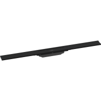 Внешняя часть трапа для душа hansgrohe RainDrain Flex, 80 см, укорачиваемая 56044670, матовый черный