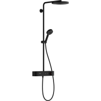 Душевая система Hansgrohe Pulsify Showerpipe 260, 1jet EcoSmart, 24221670, матовый черный
