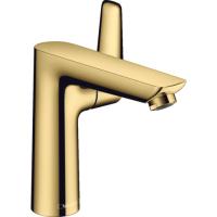 Смеситель hansgrohe Talis E для раковины со сливным гарнитуром 71754990, полированное золото