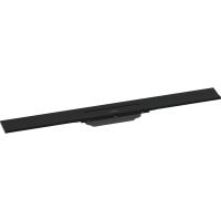Внешняя часть трапа для душа hansgrohe RainDrain Flex, 80 см, укорачиваемая 56051670, матовый черный