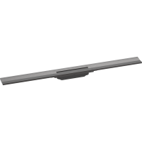 Внешняя часть трапа для душа hansgrohe RainDrain Flex, 90 см, укорачиваемая 56052340, шлифованный черный хром