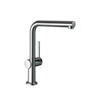Кухонный смеситель однорычажный, 270, с вытяжным изливом, 1jet Hansgrohe 72808000, хром
