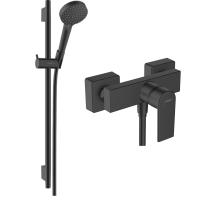 Готовый набор для душа hansgrohe Vernis Shape HG-PR88, матовый черный
