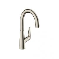 Кухонный смеситель однорычажный, 220, 1jet Hansgrohe 72814800, под сталь