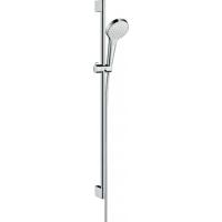 Душевой набор hansgrohe Croma Select S 1jet со штангой 90 см 26574400, белый/хром