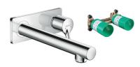 Комплект смеситель для раковины Hansgrohe Talis S 72111000S, хром, с внутренней частью