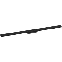 Внешняя часть трапа для душа hansgrohe RainDrain Flex, 120 см, укорачиваемая 56054670, матовый черный