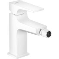 Смеситель hansgrohe Metropol для биде, однорычажный, со сливным клапаном Push-Open 32520700, матовый белый