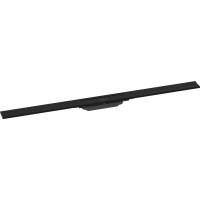 Внешняя часть трапа для душа hansgrohe RainDrain Flex, 100 см, укорачиваемая 56046670, матовый черный