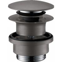 Набор Hansgrohe для слива push-open для раковины и биде 50100340, шлифованный черный хром