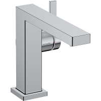 Смеситель для раковины hansgrohe Tecturis E 110 Fine CoolStart, EcoSmart+, с донным клапаном, 73023000, хром