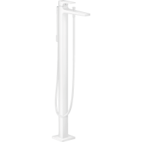 Внешняя часть смесителя для ванны hansgrohe Metropol напольного монтажа 32532700, матовый белый