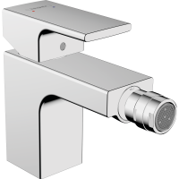Смеситель для биде hansgrohe Vernis Shape с металлическим сливным гарнитуром 71219000, хром
