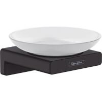 Мыльница AddStoris Hansgrohe 41746670, матовый черный